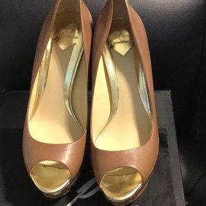 Women sexy peep toe hi heel shoes